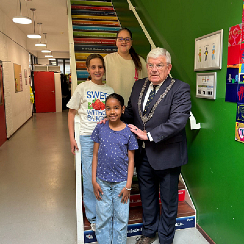 De burgemeester op bezoek